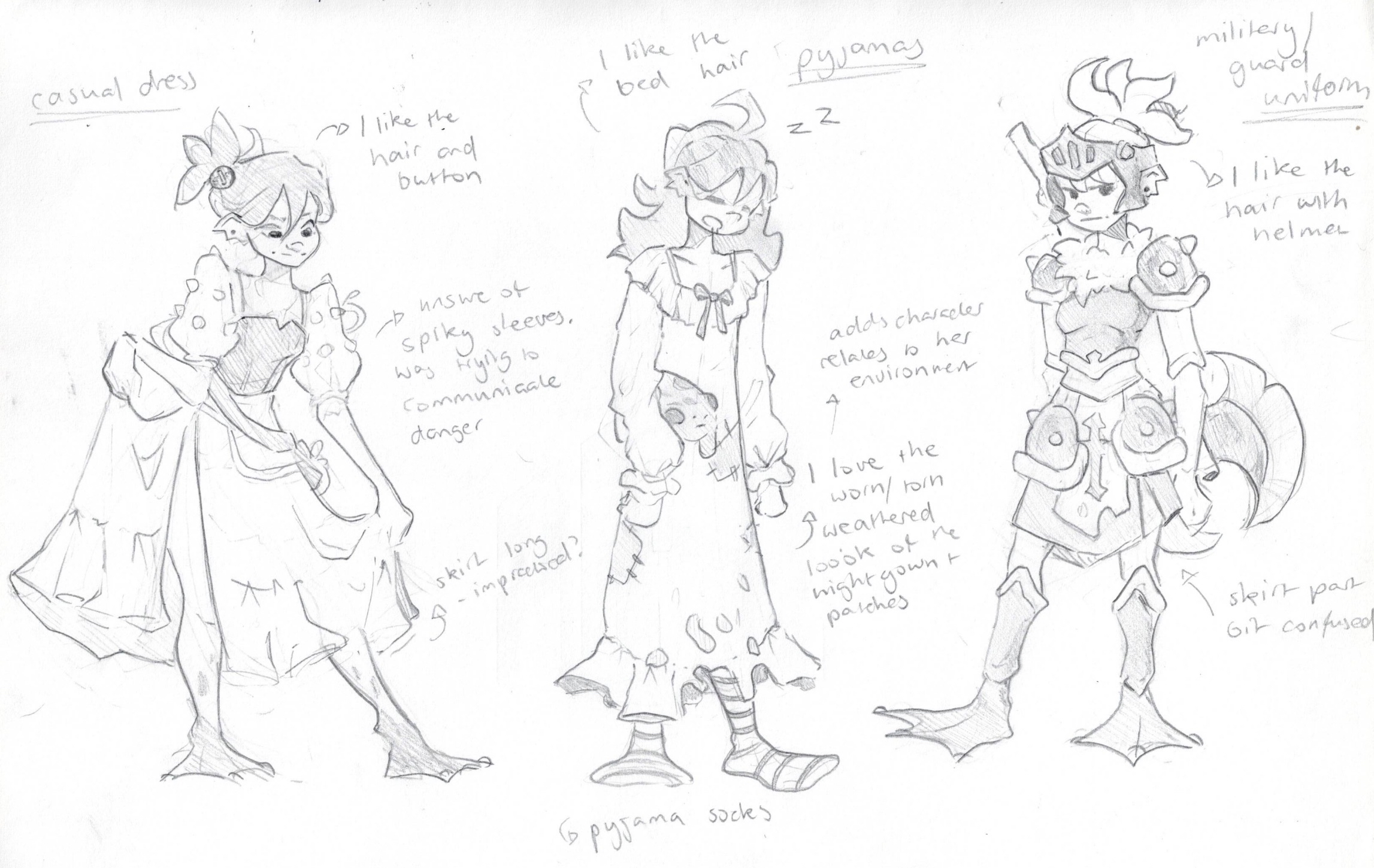 Character Design - Sketches 3